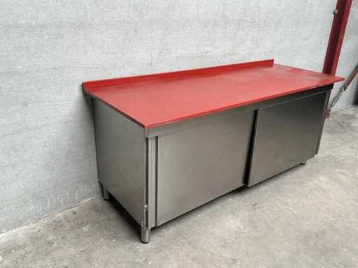 Table de travail en acier inoxydable