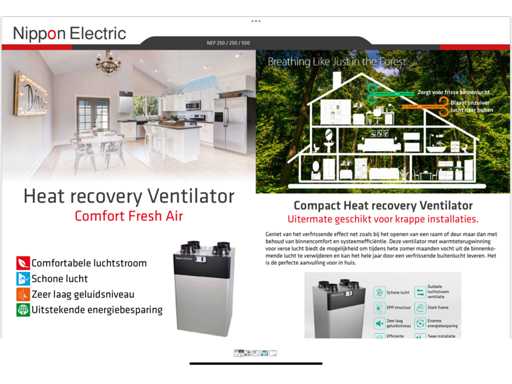 2022 Nippon Electric NHR-350-1 Système de récupération de chaleur / Ventilation