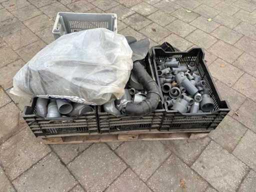 Raccords en PVC pour palette (2x)