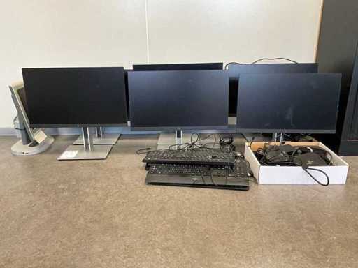 HP-Monitor und Zubehör (7x)