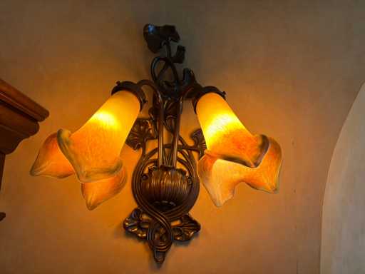 Art Deco - Wandlamp (6x)