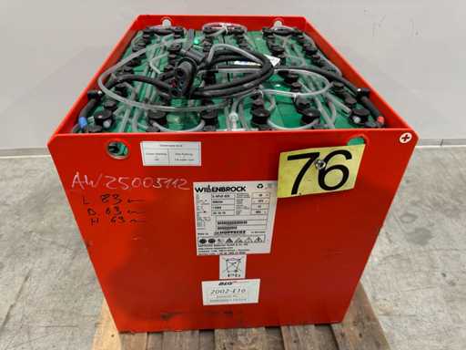10/2018 Service 10/2026 Hoppecke 48V 625Ah 5PzS625 Gabelstapler Batterie Akku Elektrostapler