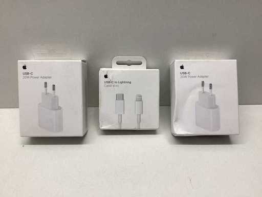 Apple - Adapter & Cable (3x)