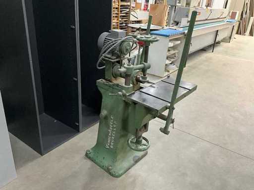 Van den Abeele horontale langgatboormachine - functioneel