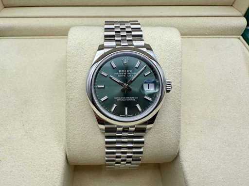 Rolex Datejust 31 278240 | Mint Green | Jubilee | Unworn | 2026