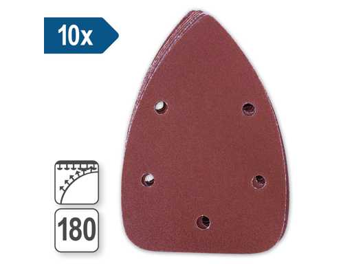 Papier sablé Delta K180, 10 feuilles (10x)