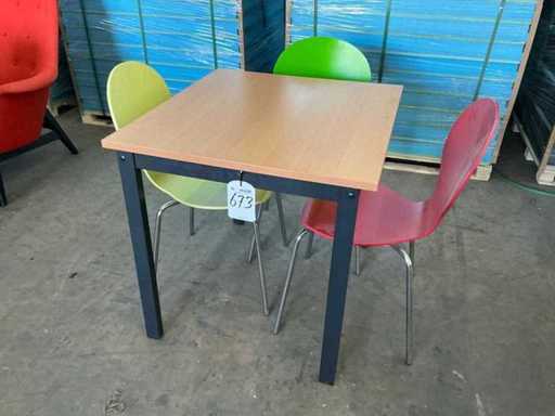Canteen table with chairs