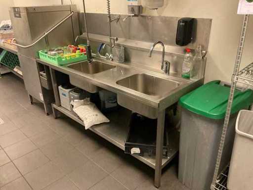 Tavolo di scarico in acciaio inossidabile