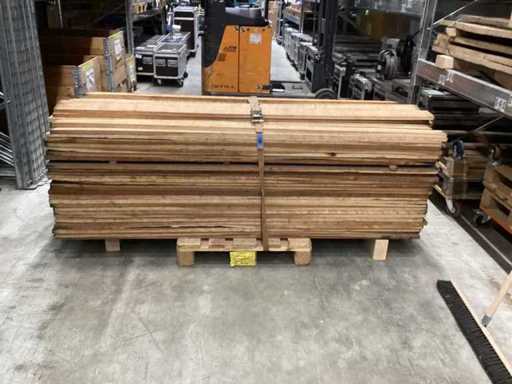 Cherry European planed / boards edged on 4 sides / cherry / max 2.15m long / max width board 18cm / thickness board 20mm / dry air-dried