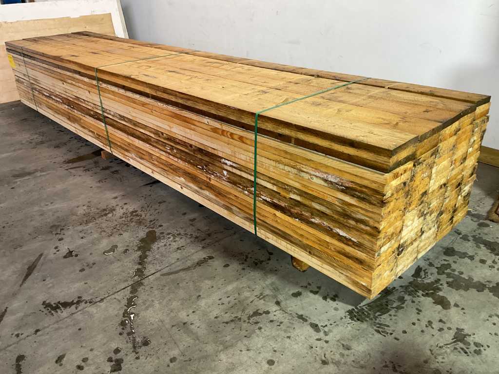 vuren plank 510x20x3.5 cm (25x)