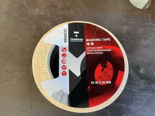 Ruban de masque Thormas 50 m x 38 mm Outil de peinture (24x)