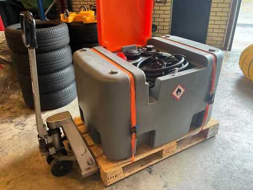 Serbatoio diesel mobile - con pompa da 12 volt - Feulpod da 400 litri