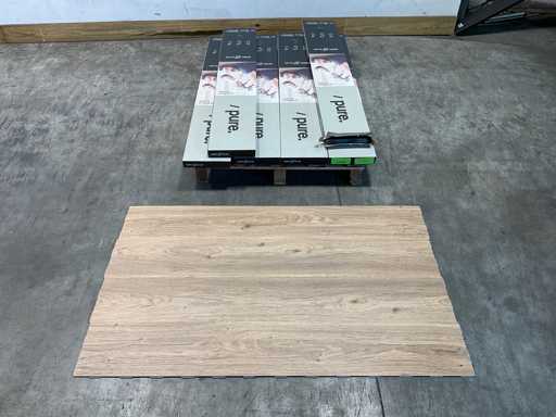 12,9m² Pure. Click 55 Vinyl kliklaminaat Authentic Oak Honey