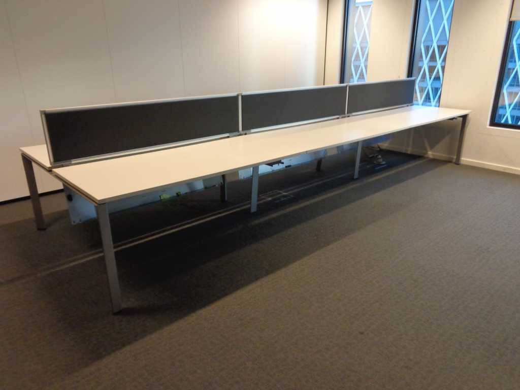 Workbench Steelcase  (6 persoons)