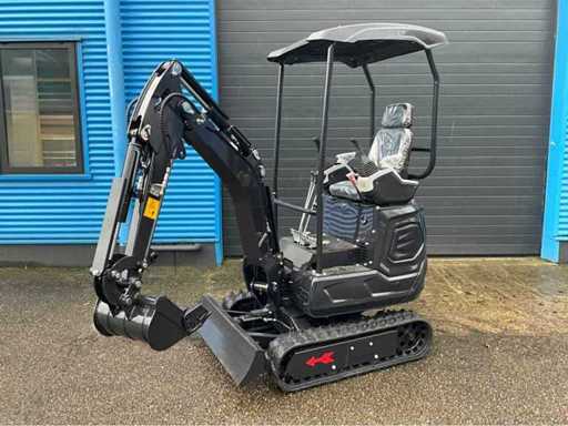 2026 Nuoman Mini Excavator 1.2T - side swing & joystick - with warranty