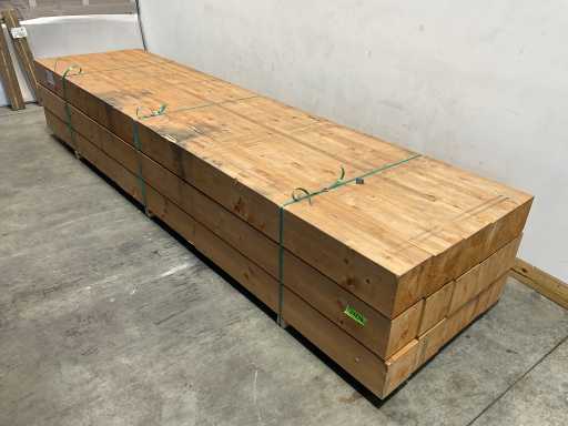 Redvision gehobelter Mast geklebt 400x20x20 cm (6x)
