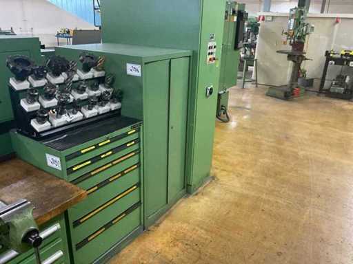 Cabinet, with contents