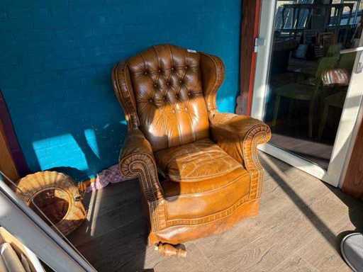 Chesterfield oorfauteuil / wingback fauteuil