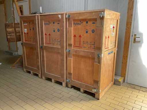 Hytera Wooden transport box (3x)