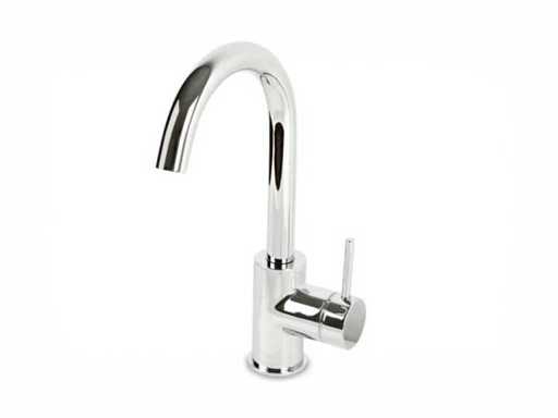 Rubinetto per bacino di lavaggio Lagoo Garda con beccuccio girevole alto