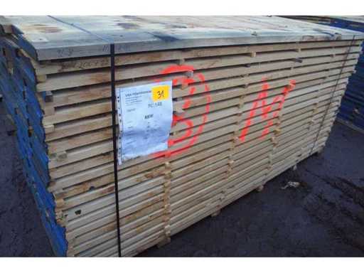 1,43 m³ Eiken planken 30mm
