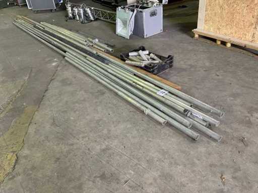 Scaffolding pipes