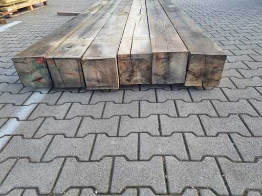 Pfosten aus Eiche (6x)