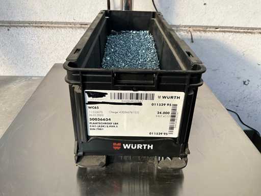 Würth 9,24 kg Vis de placement LBK 2,9 x 9,5 in contenant empilable
