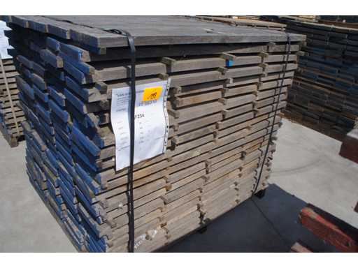 0,77 m³ Scânduri de stejar 30mm rustic