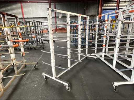 Double-sided control arm material transport trolley (10x)