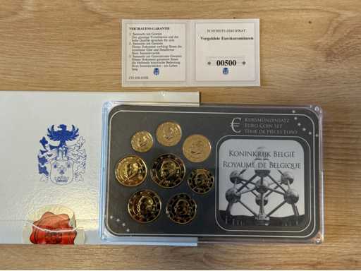 Euro Coinset Verguld Portugal