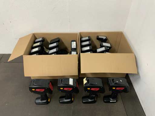Avery Dennison - 6140 Pathfinder - Batch of barcode scanner and printers