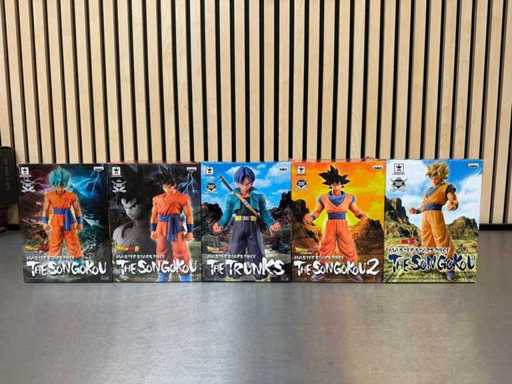 Banpresto / CraneKing - Figurines de la collection Master Stars Pieces de Dragon Ball Z (5x)