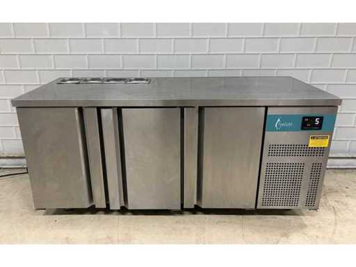 Topcold - Euro-GN3 - RVS - Chłodniczy stół warsztatowy