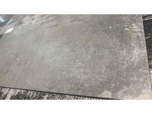 52m² Dust Grey 40x80 rectifié, effet béton sol et mur