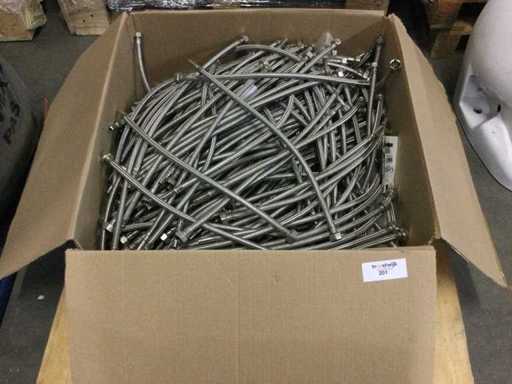 Partij RVS flexibele aansluitslangen voor kranen