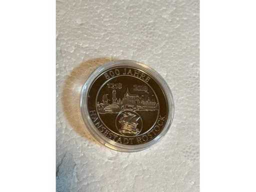 Sonder Gedenkprägung zu den Deutschen 10 Euro Münzen • 800 Jahre Hansestadt Rostock