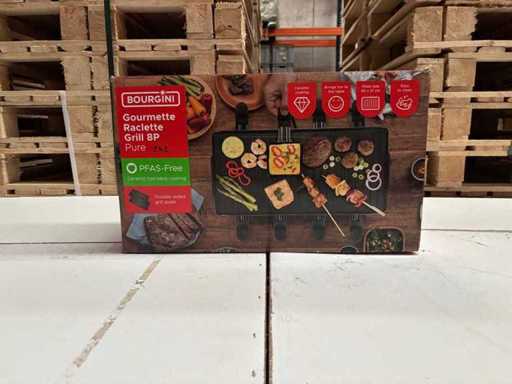 Bourgini Gourmette Raclettegrill 8P Pure