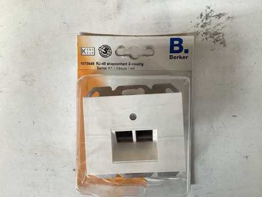 Douille Berker blanche 2 voies (36x)