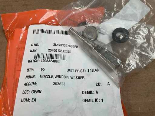 Window washer nozzle (65x)