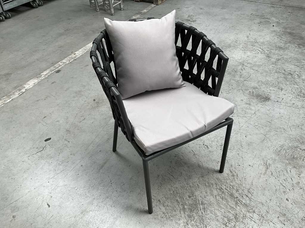 6x Alu side chair LIV•OUT Ego