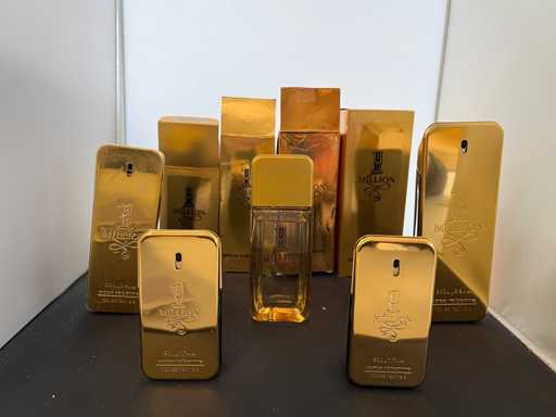 5x Paco Rabanne 1 Million Perfume