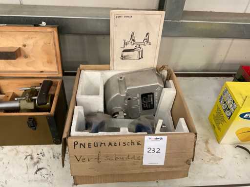 Agitador de pintura neumático