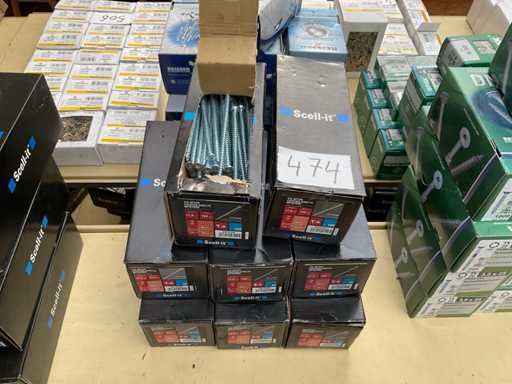 8 dozen houtschroeven