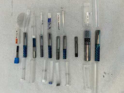 Garant 10x solid carbide end mills, D=6 to 20mm