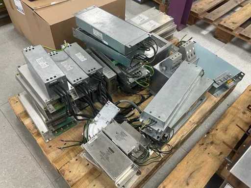 Batch of mains filters / line filters