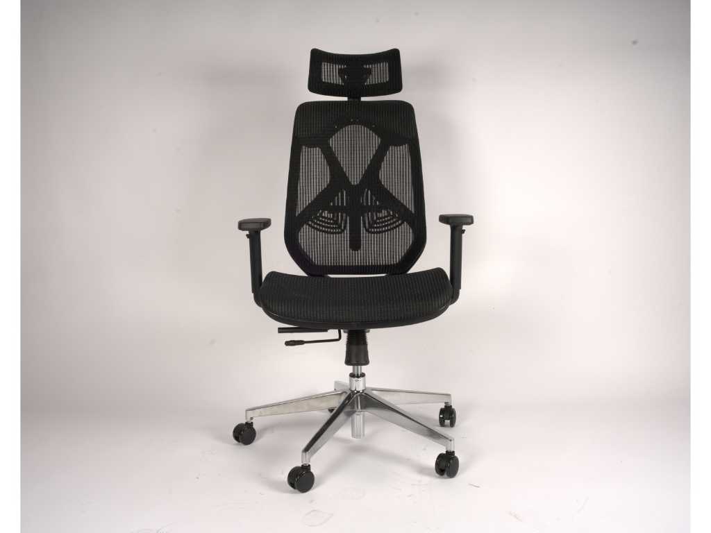 1x Ergo 1 black office chair