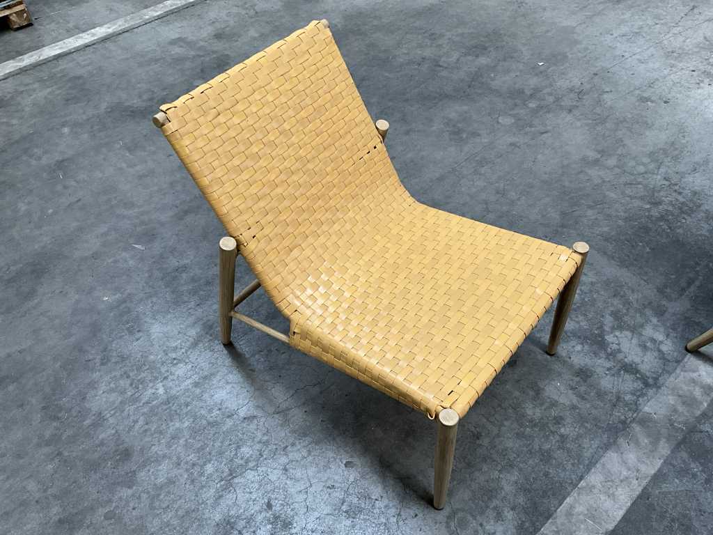 LIV•OUT Lounge chair, colour: Yellow