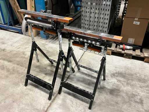 Montar puentes de montaje/puentes de taller/un par/metal