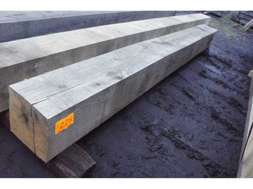 0,11 m³ Eiken balk 200x200